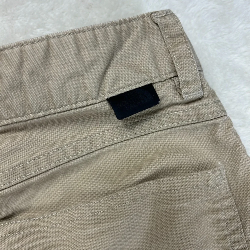 The North Face Chino Pants Mens 36 Beige Flat Front Breathable Casual Hiking